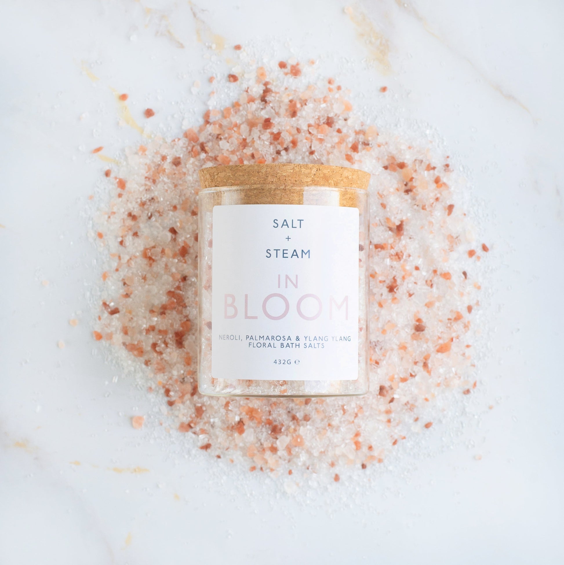 Salt + Steam bath salts range including In Bloom