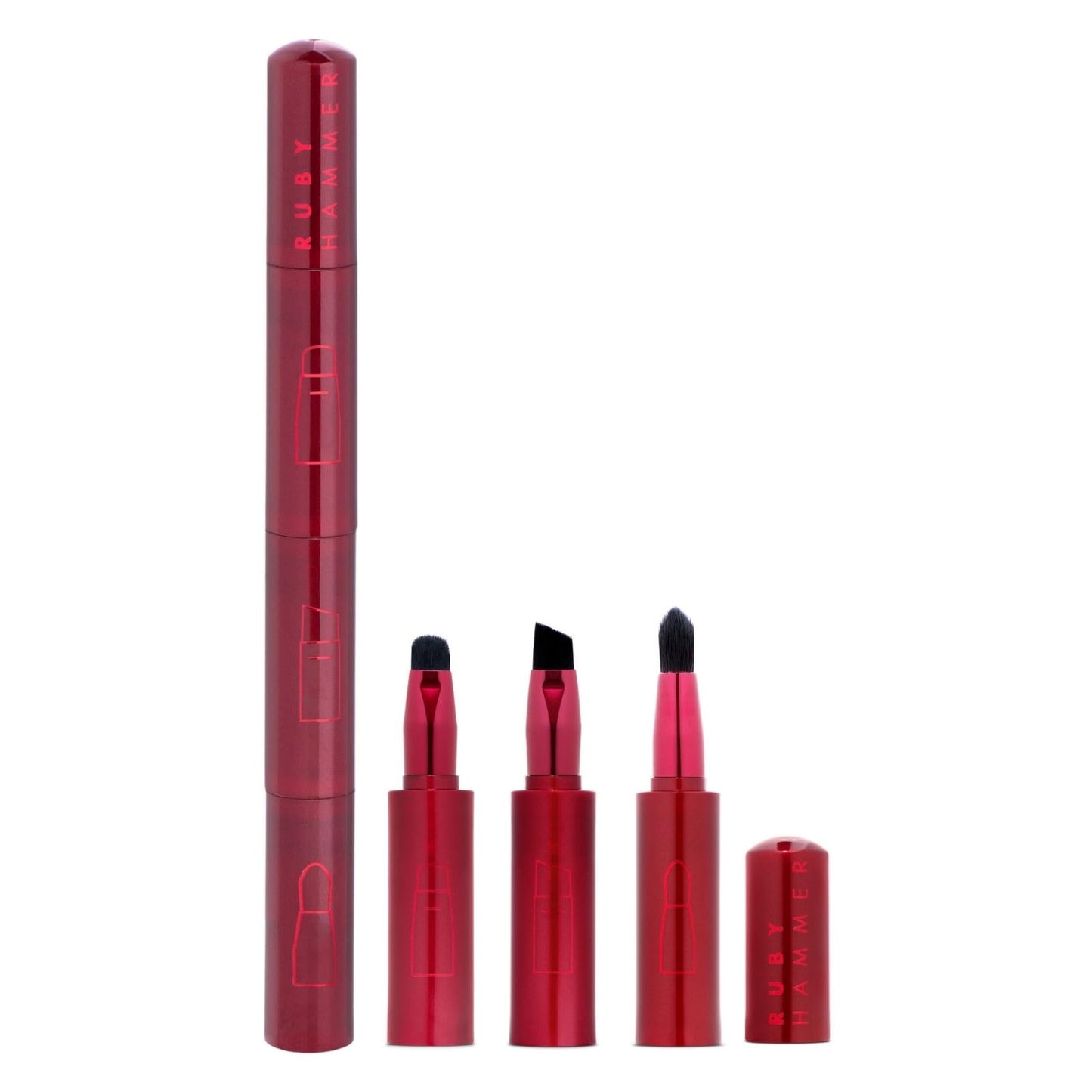 Ruby Hammer Magnetic Brush Set 01
