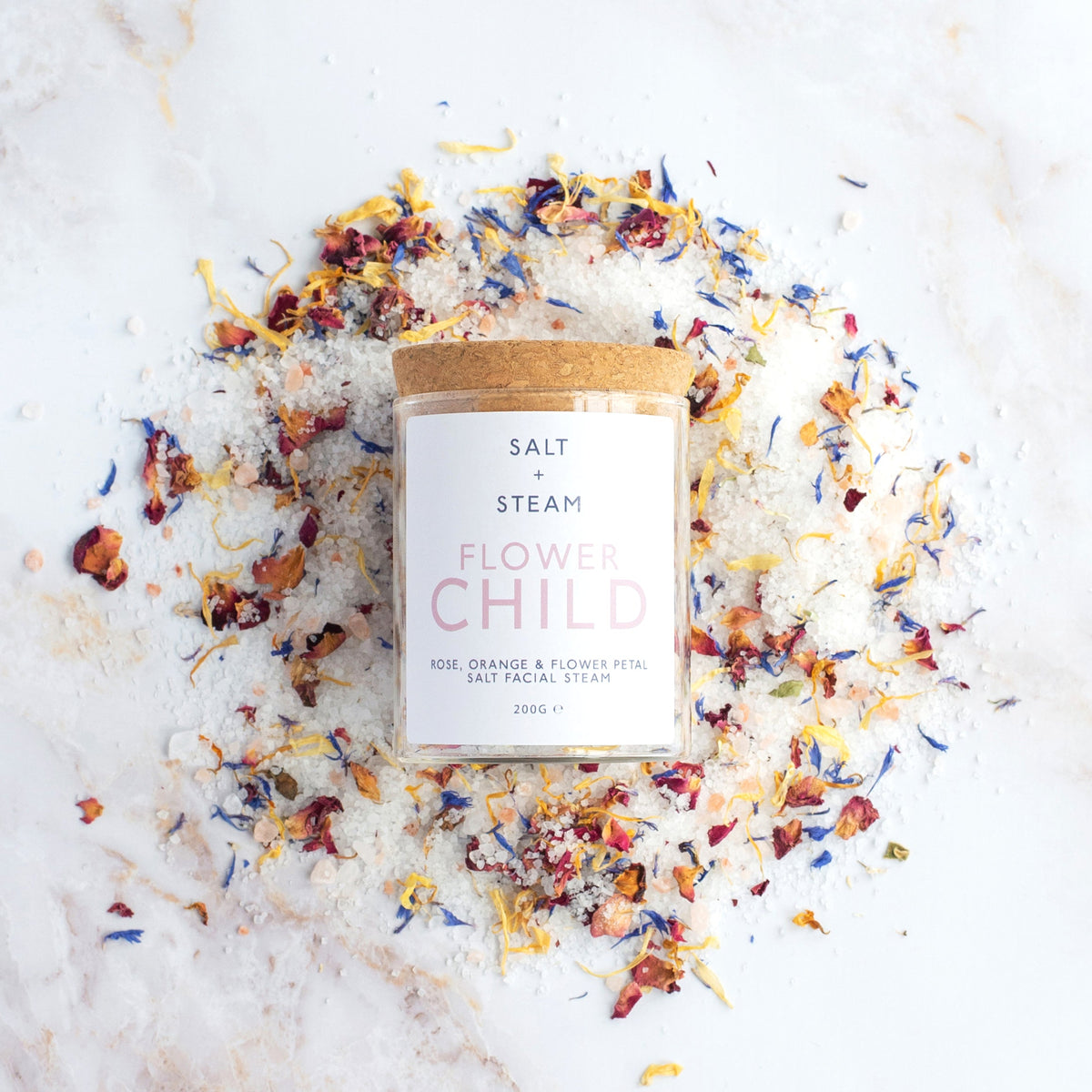 Salt + Steam Flower Child facial steam refill bag