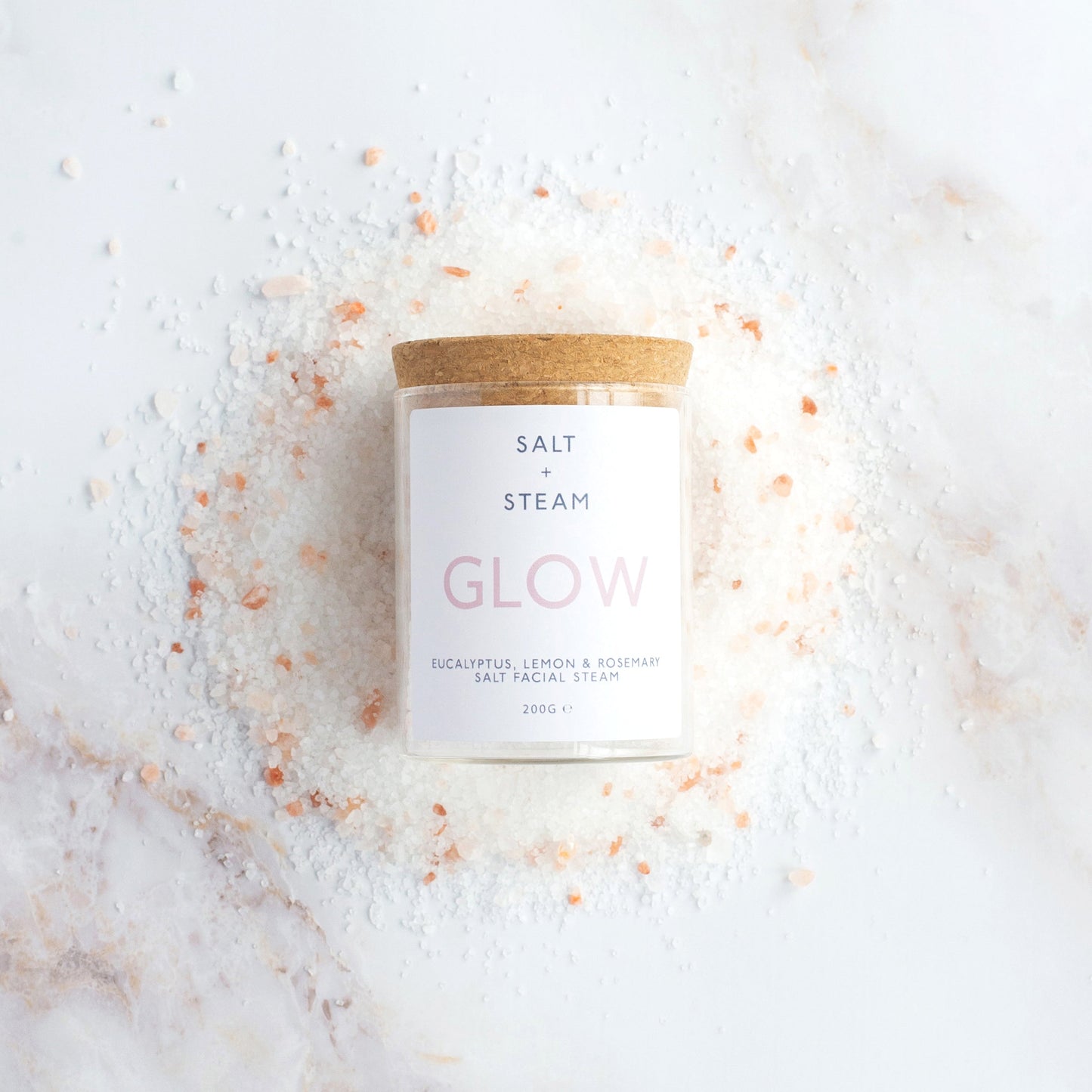 Salt + Steam Glow facial steam refill bag
