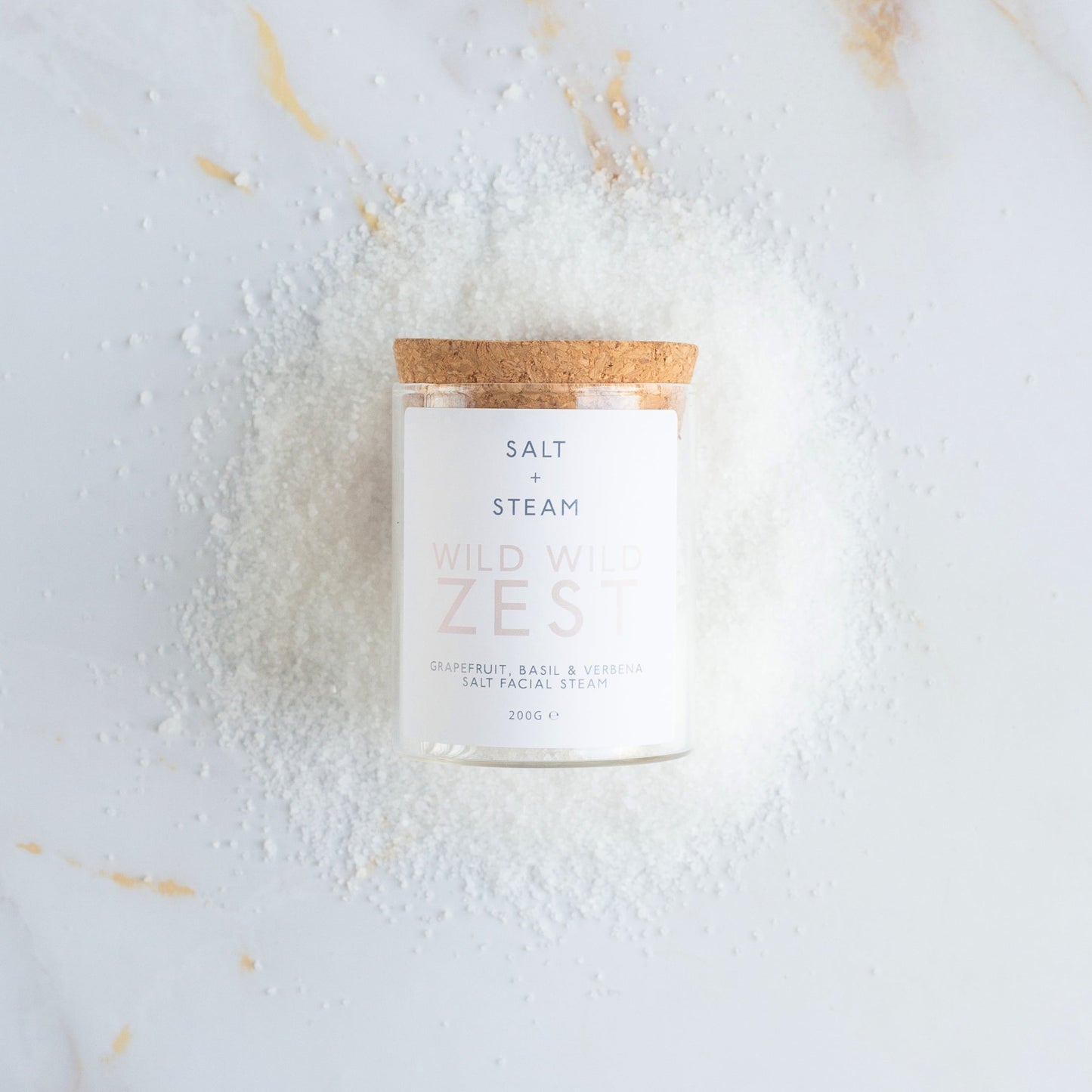 Salt + Steam Wild Wild Zest facial steam refill bag