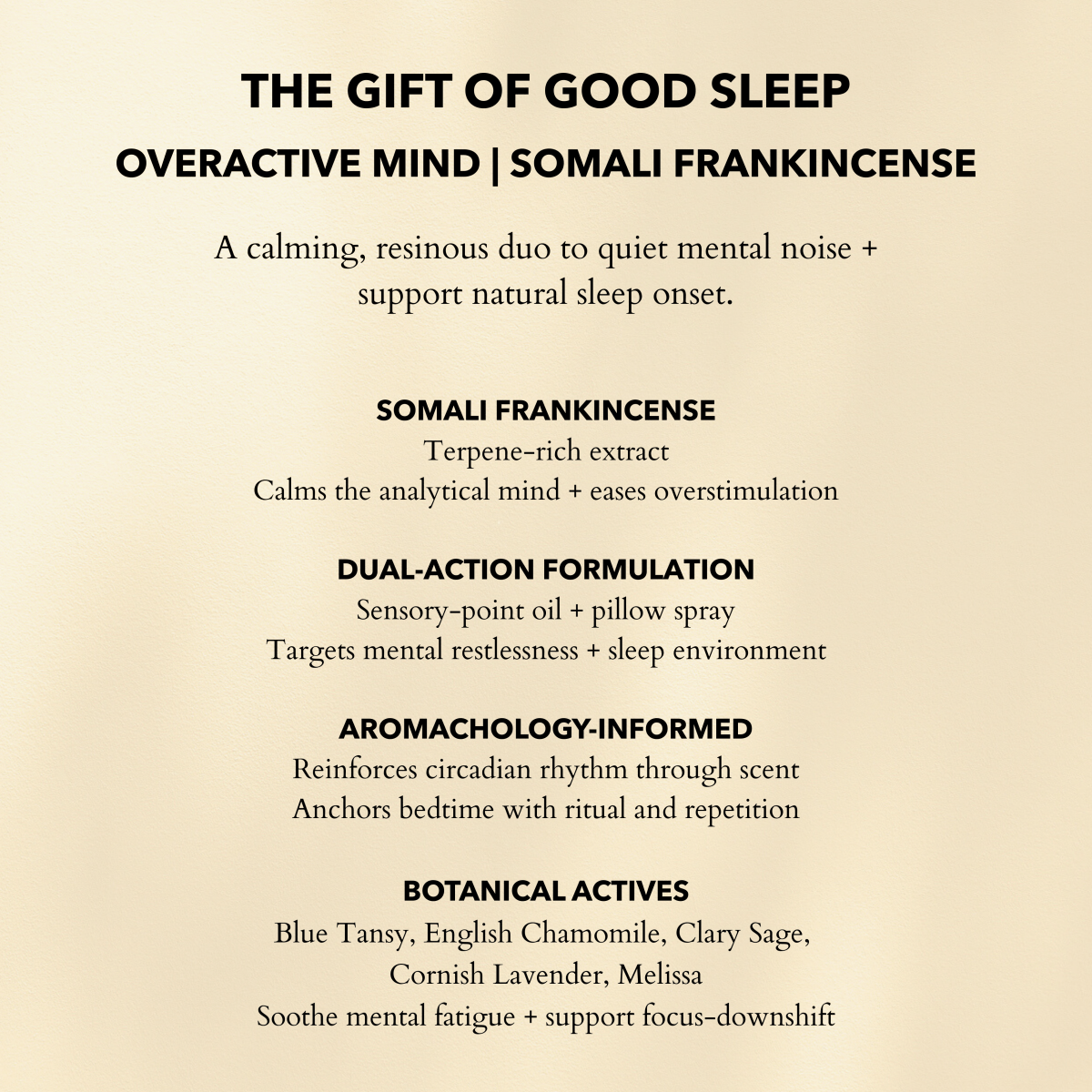 anatomē The Gift of Good Sleep | Somali Frankincense Set 50ml + 30ml
