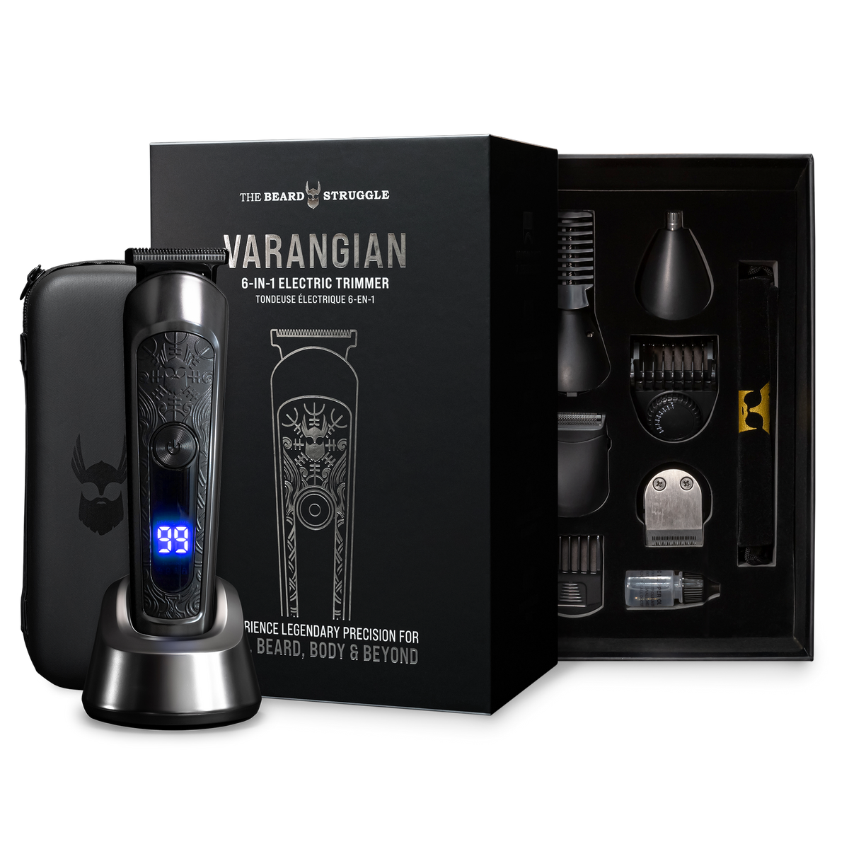 Beard Struggle Varangian Trimmer complete set