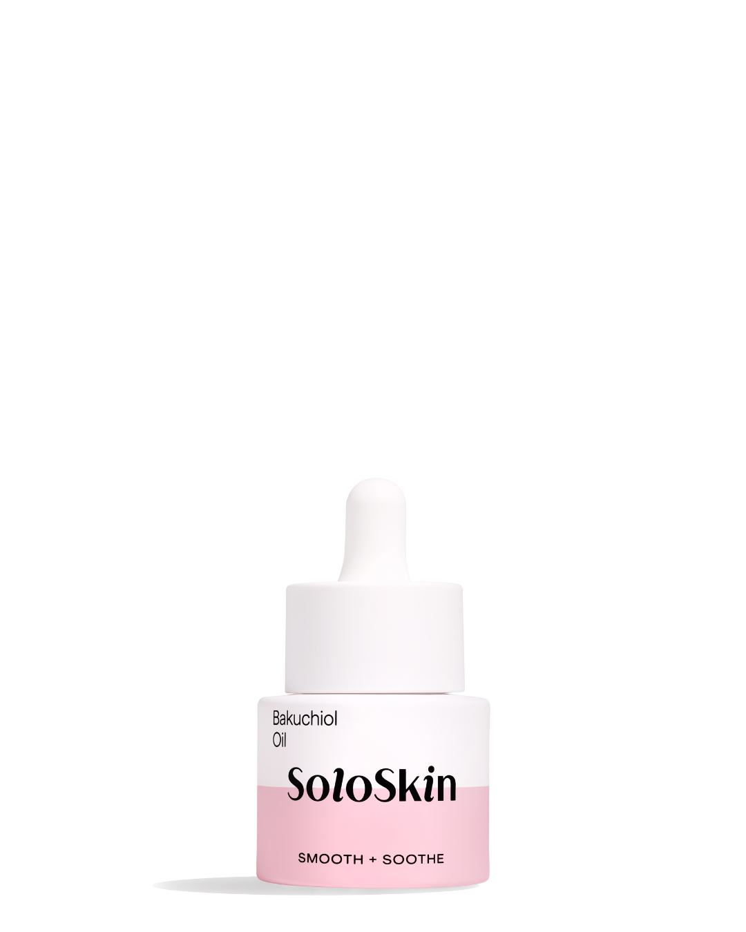 SoloSkin skincare dropper bottle on a white background