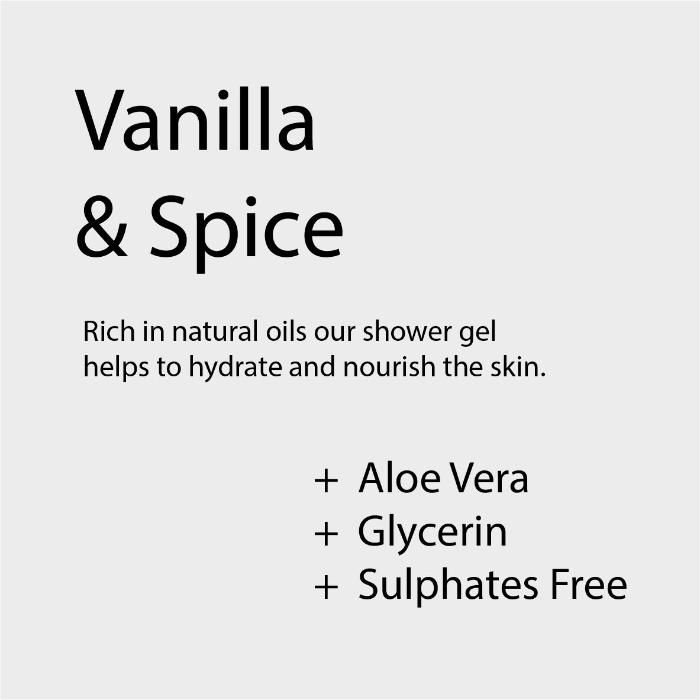 Baldape Parlour Vanilla & Spice Body Wash 250ml