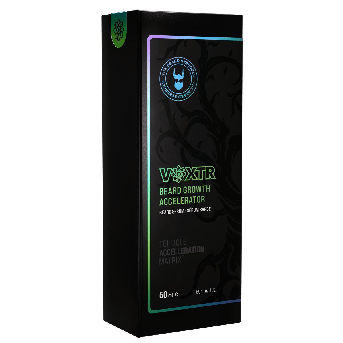 Voxtr Beard Accelerator Serum box front