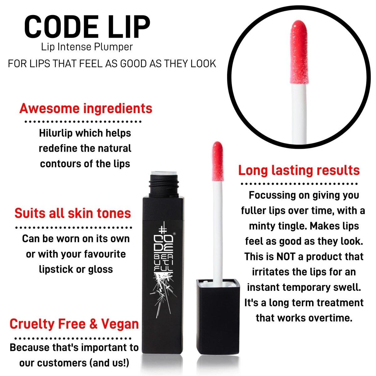 CODE LIP Lip Intense Plumper with Hyaluronic Acid
