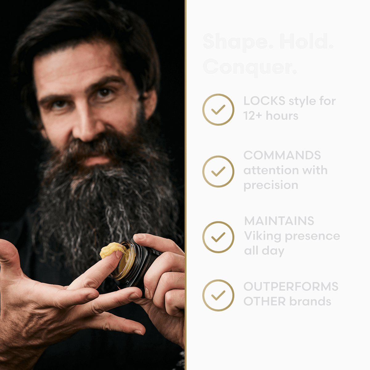 How to use clear mustache wax