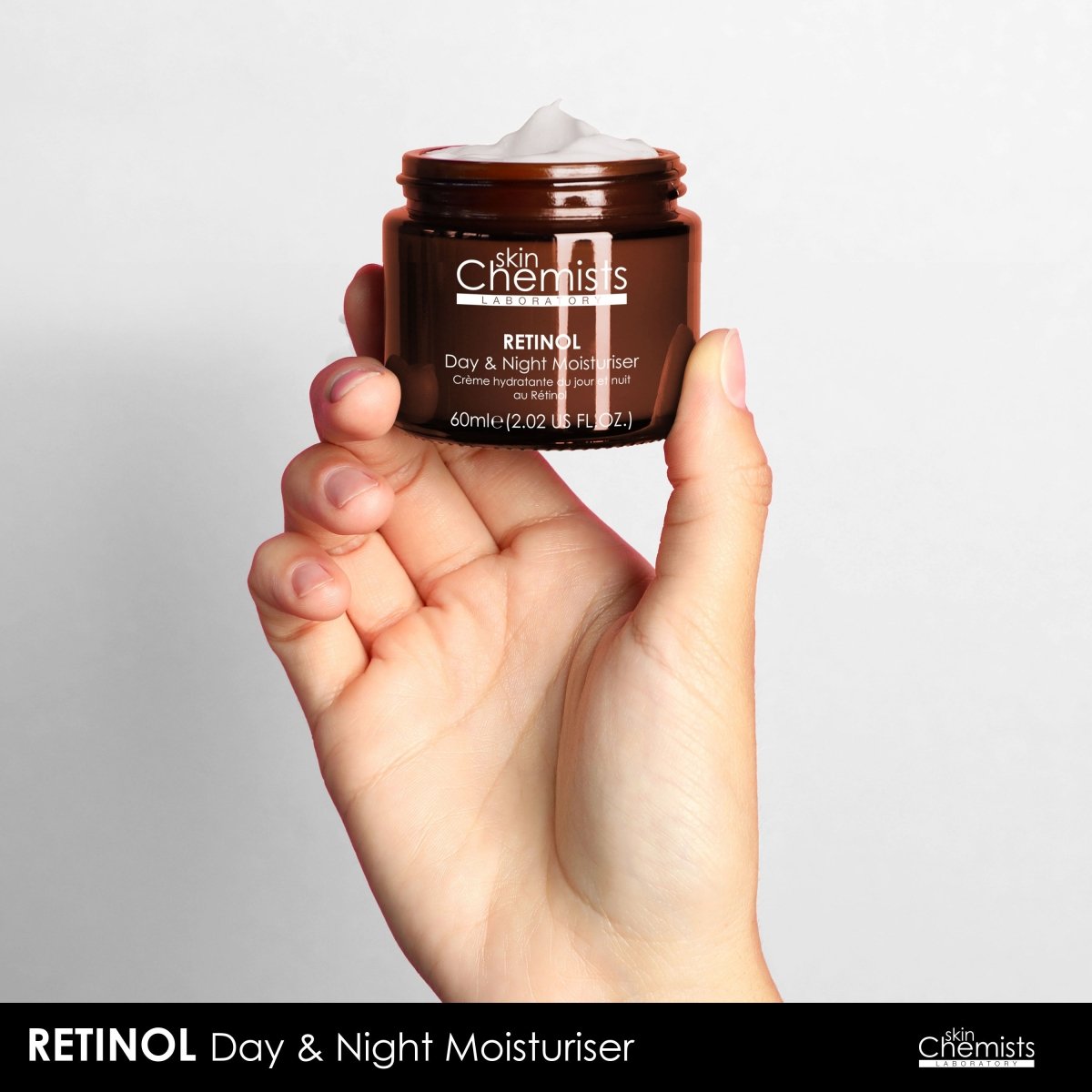 skinChemists Anti-Ageing Retinol Night Moisturiser with SYN®-AKE 60ml