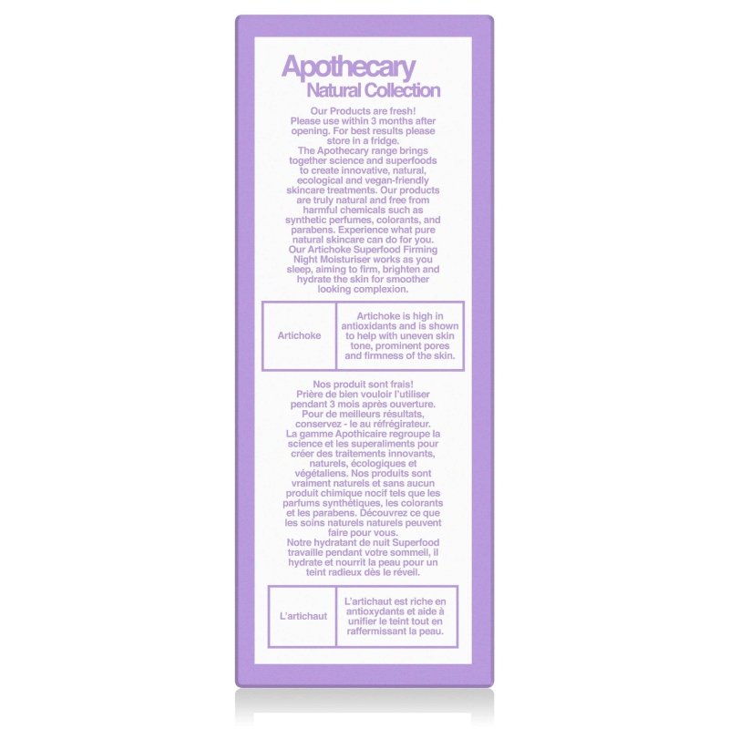Artichoke Superfood Firming Night Moisturiser 30ml