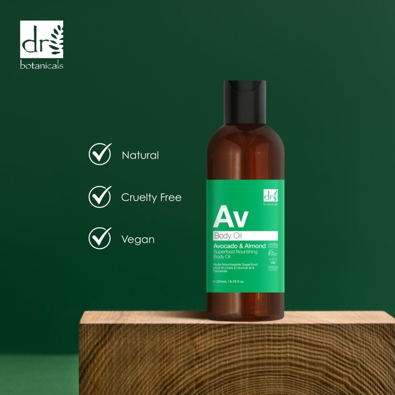 Avocado & Almond Superfood Nourishing Body Oil 200ml