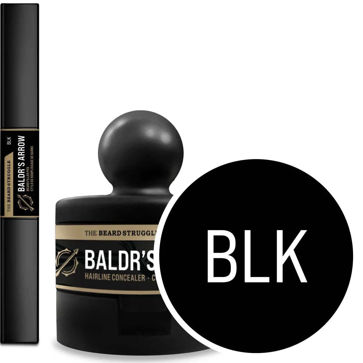 Beard pen black shade bundle