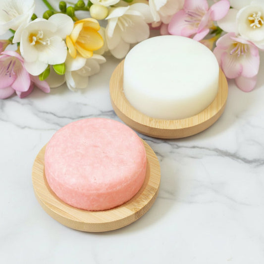 Soul and Soap Bamboo Soap Dish for Shampoo Bars 8cm