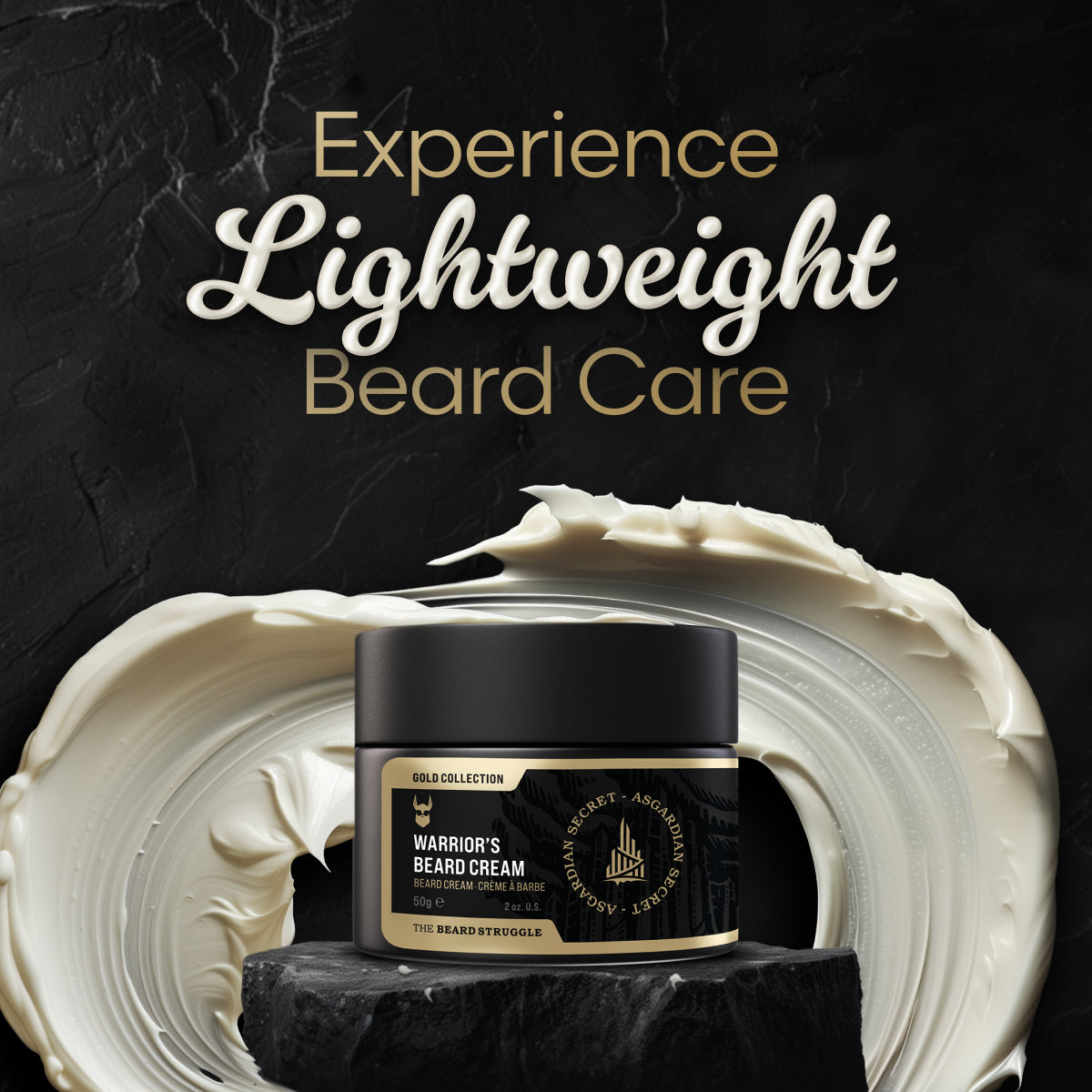 Beard cream sampler kit product shot