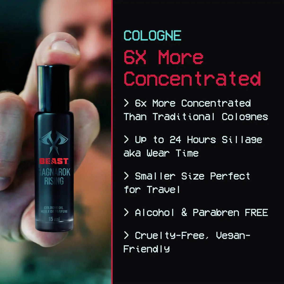 Beast Concentrated Cologne bottle
