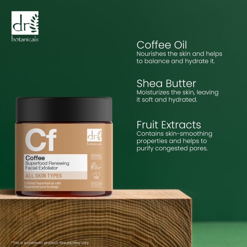 Coffee Superfood Renewing Facial Exfoliator 60ml