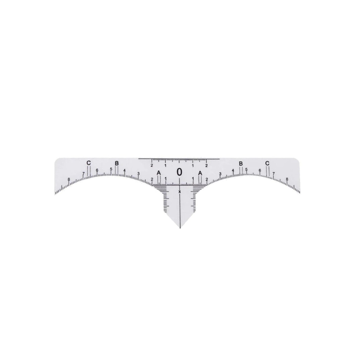 London Brow Disposable Eyebrow Measuring Ruler Stickers – 25 pcs