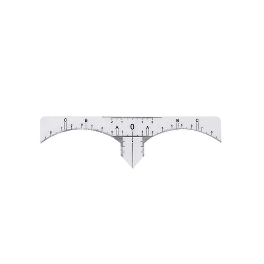 London Brow Disposable Eyebrow Measuring Ruler Stickers – 25 pcs