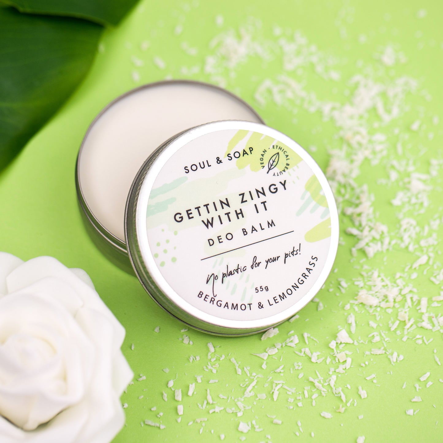 Soul and Soap Getting Zingy With It Deo Balm 55g