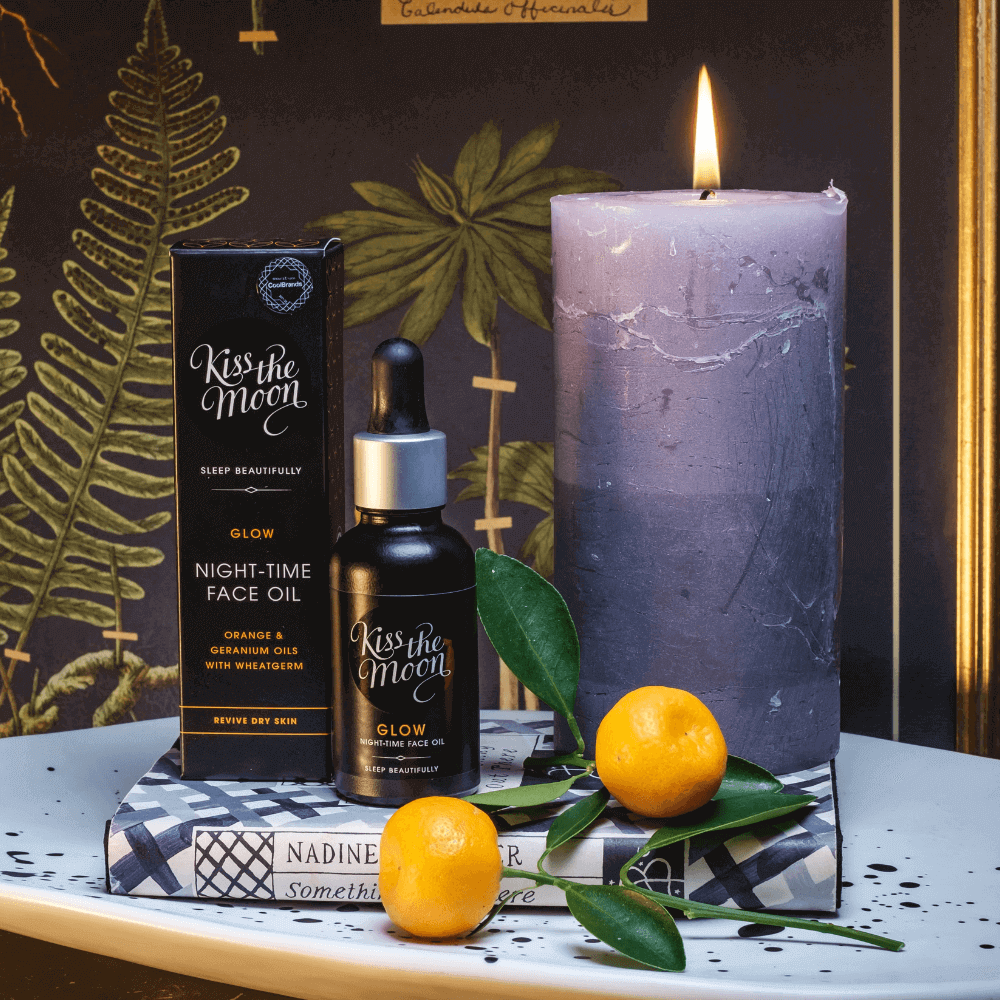 GLOW Night-Time Face Oil | Revive Dry Skin with Orange & Geranium