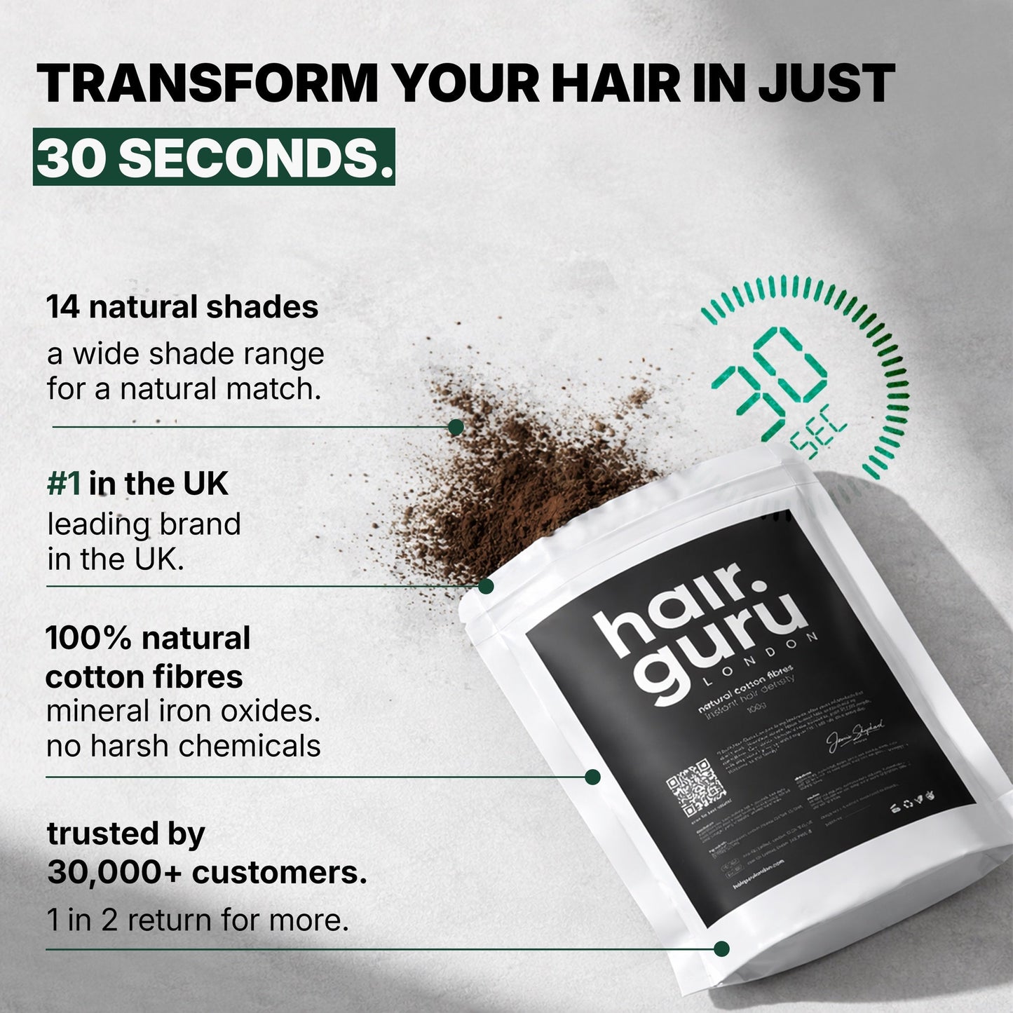 Hair Fibres Refill Pouch 100g