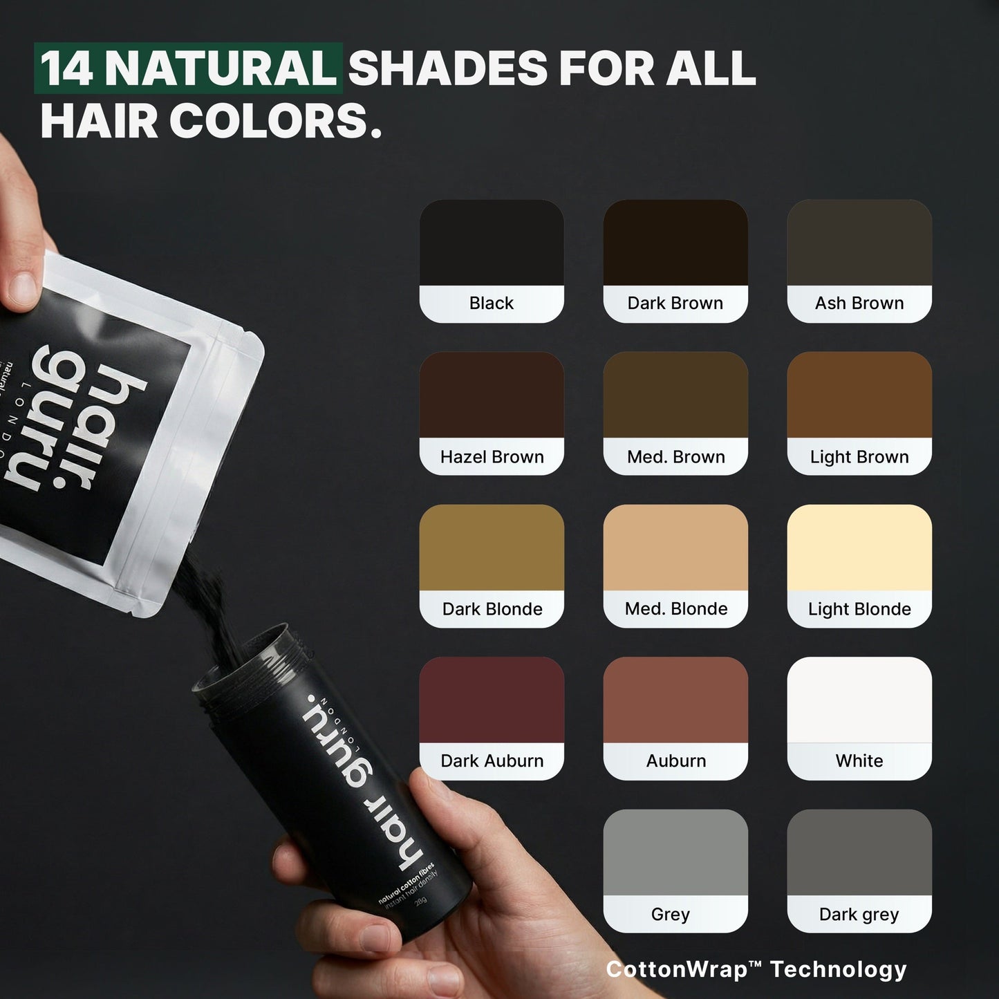 Natural Hair Thickening Fibres 28g