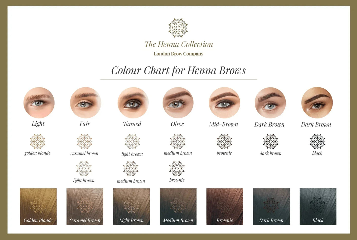 London Brow Henna Brow Powder 10g Sachets