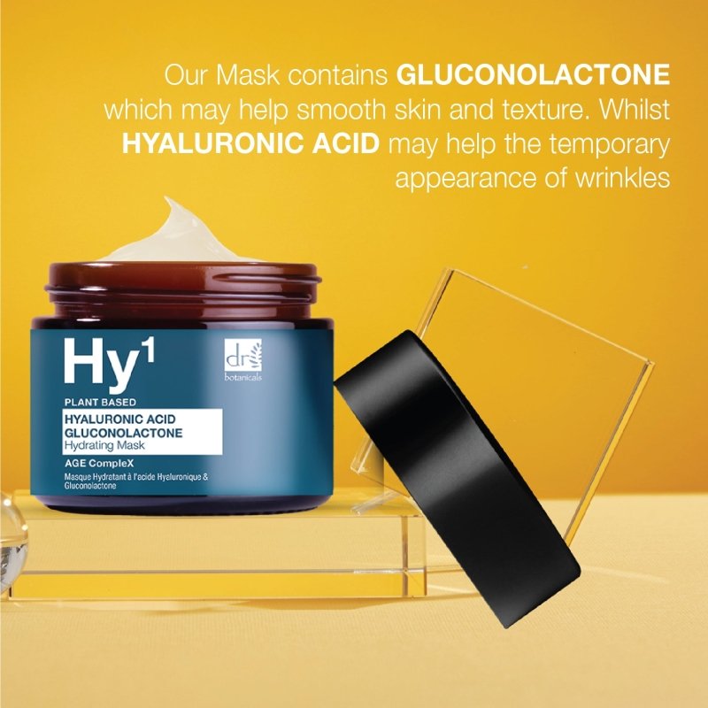 Dr Botanicals Hyaluronic Acid 1% & Gluconolactone Mask 60ml