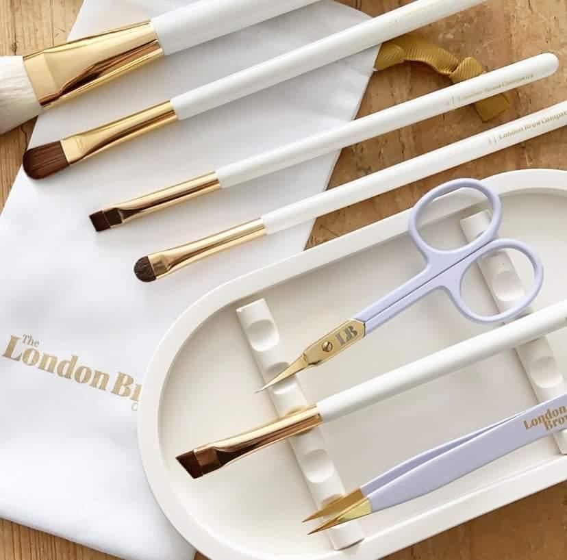 London Brow Handmade Jesmonite Tool Tray