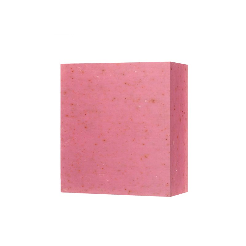 skinChemists La Rose Française Facial Cleansing Bar with a speckled pattern on a white background