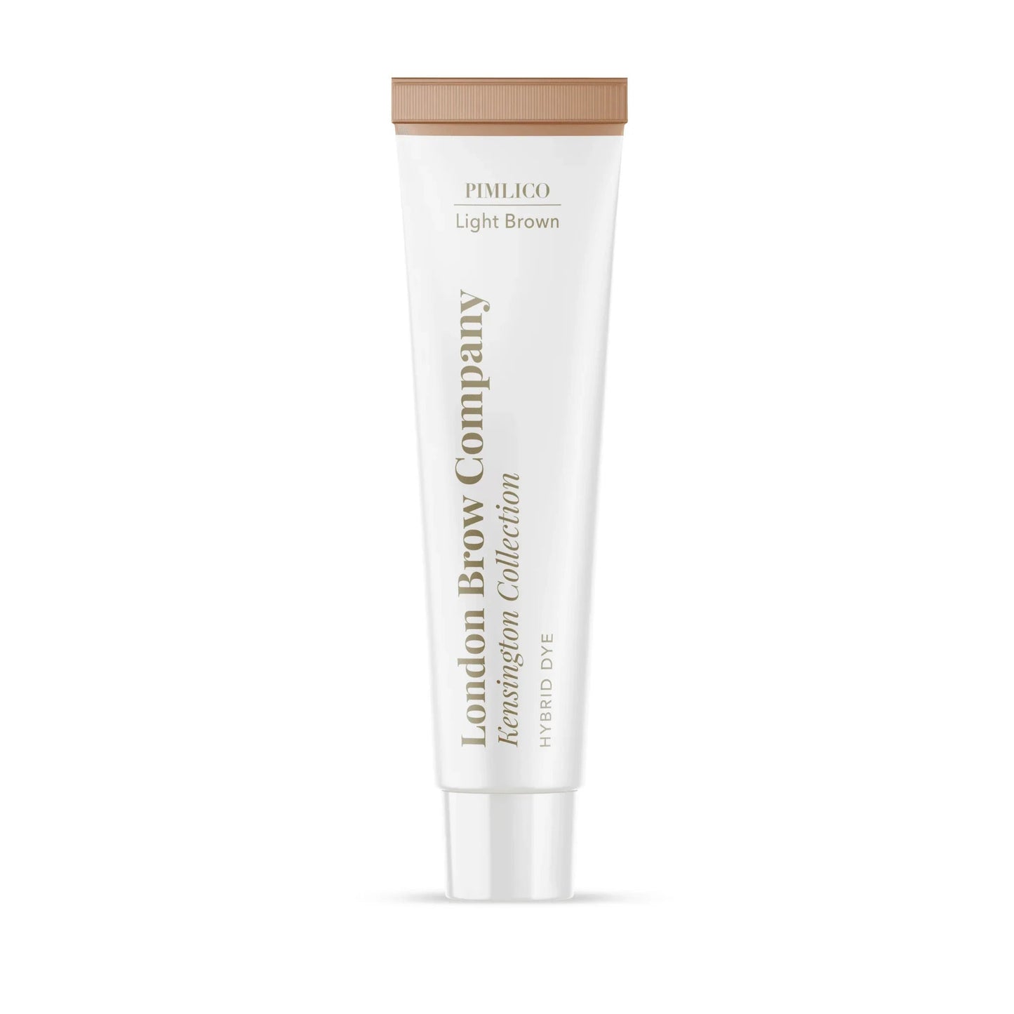 Tub of London Brow Company hair dye on a white background