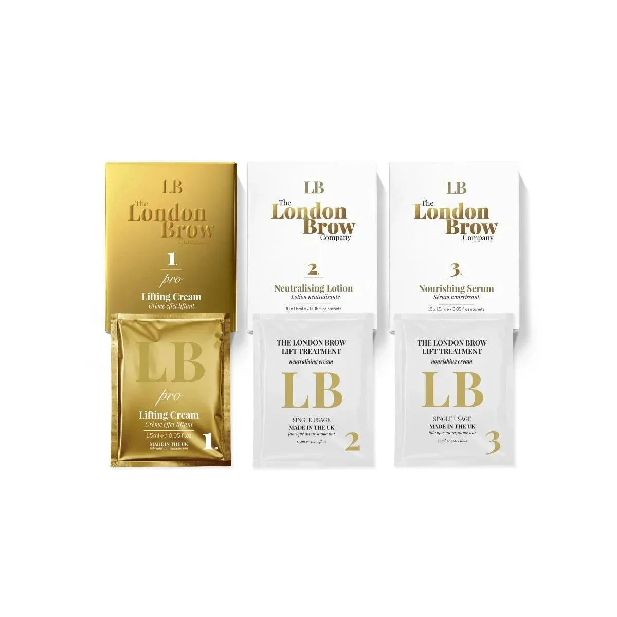 London Brow PRO Brow Lamination System – 30 Treatments