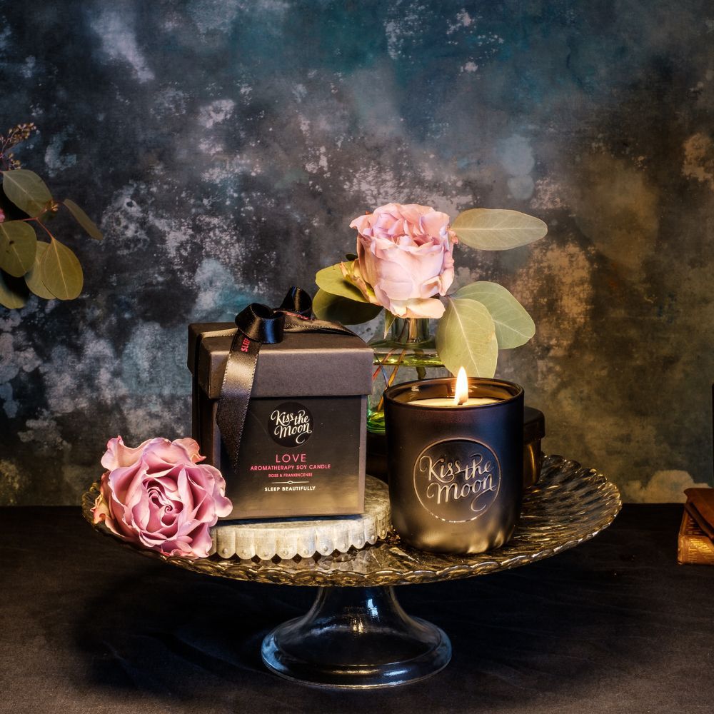 LOVE Aromatherapy Soy Candle | Rejuvenate with Rose & Frankincense