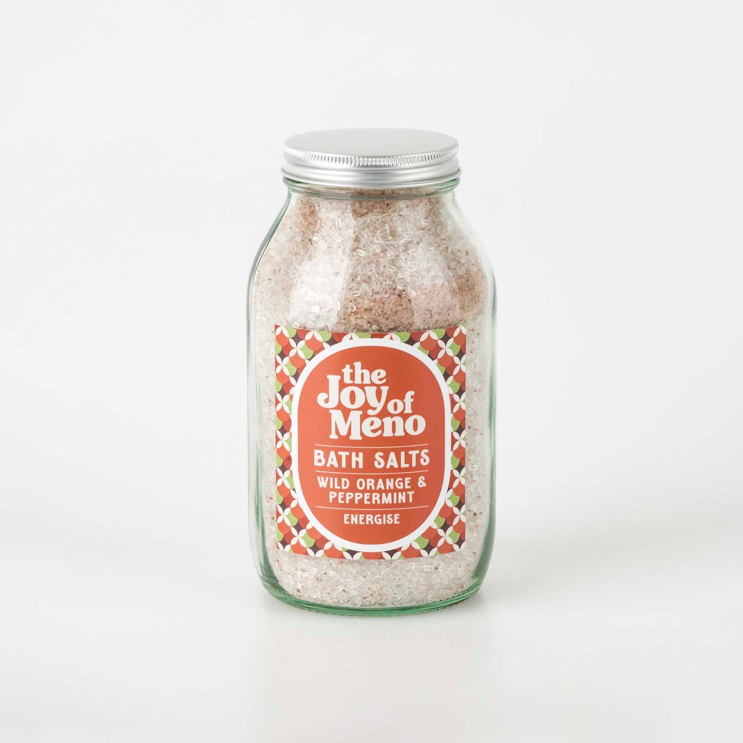 The Joy of Meno Energise Bath Salts Wild Orange & Peppermint 500ml