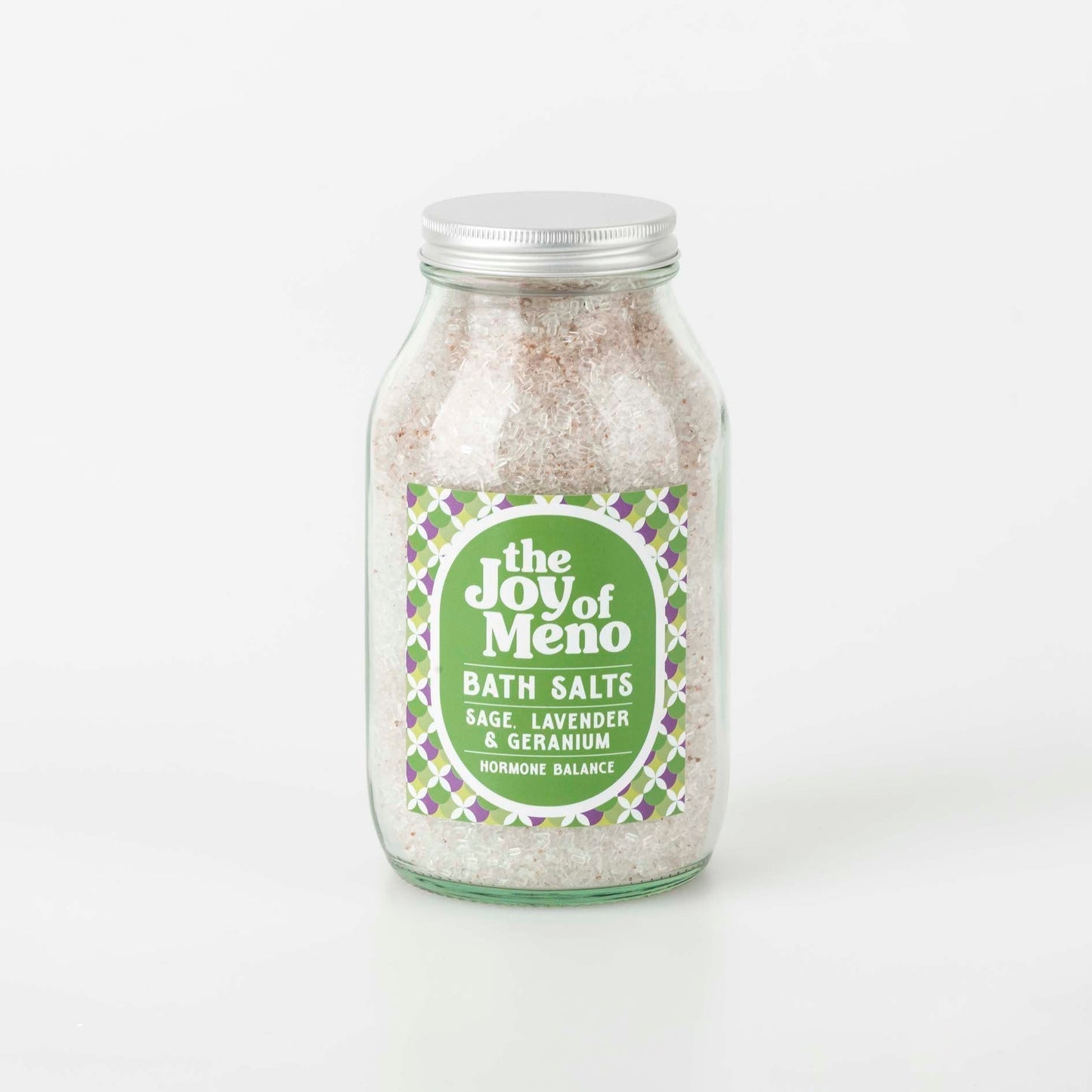 The Joy of Meno Balancing Bath Salts Sage, Lavender & Geranium 500ml