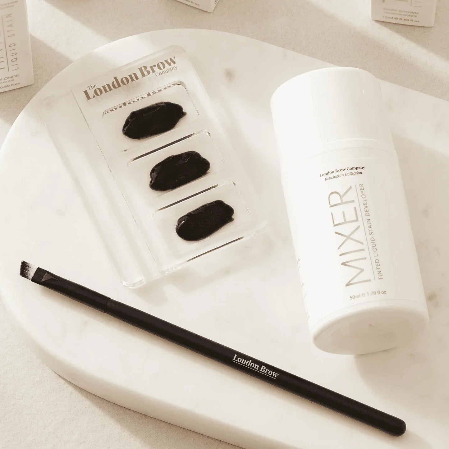 London Brow Tinted Liquid Brow Stain Developer 50ml