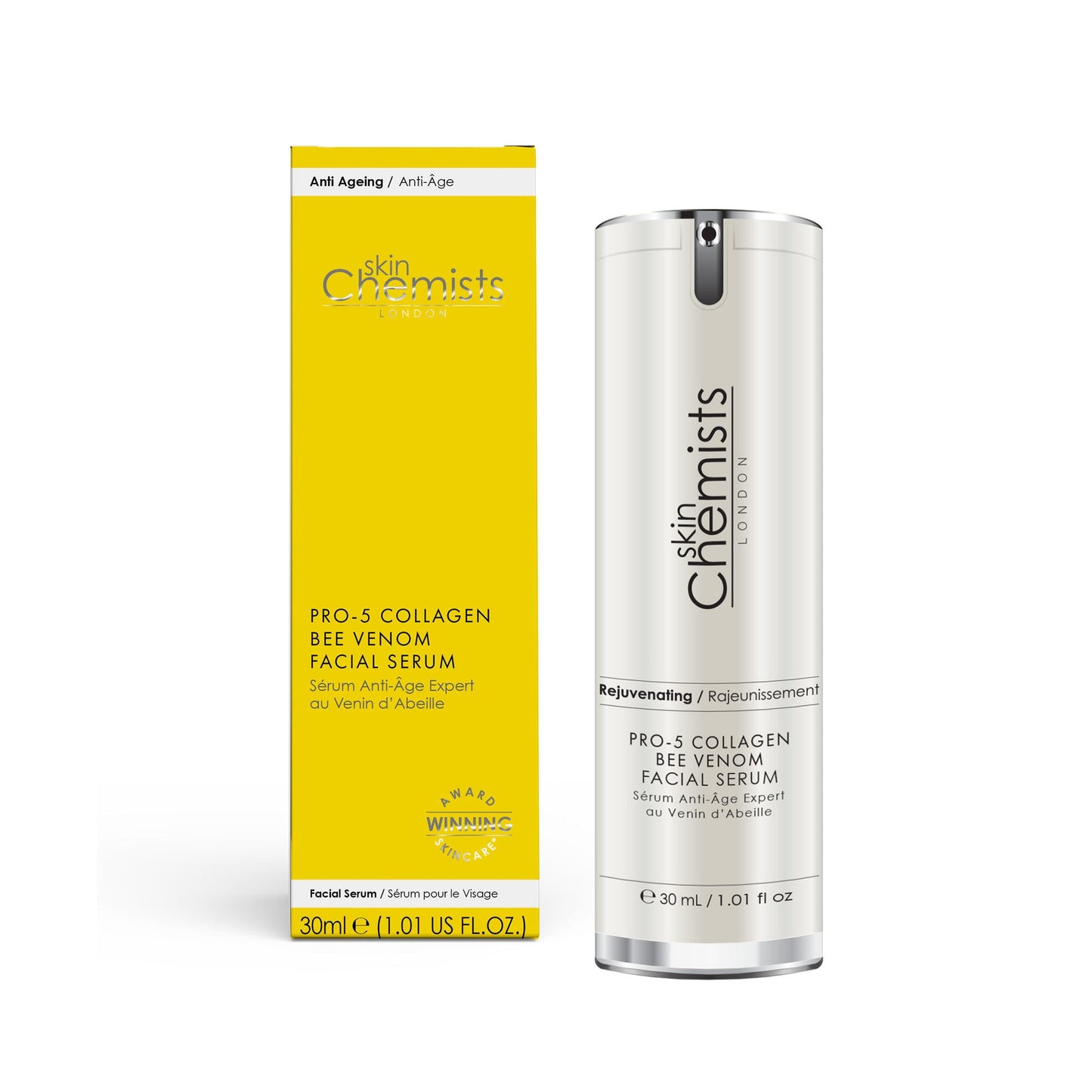 skinChemists Pro-5 Collagen Bee Venom Facial Serum 30ml