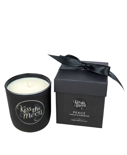 PEACE Aromatherapy Soy Candle | Vanilla & Rosewood