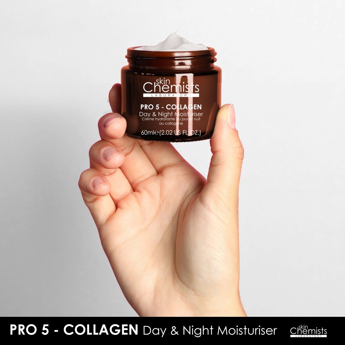 skinChemists Pro-5 Collagen Day And Night Moisturiser 60ml