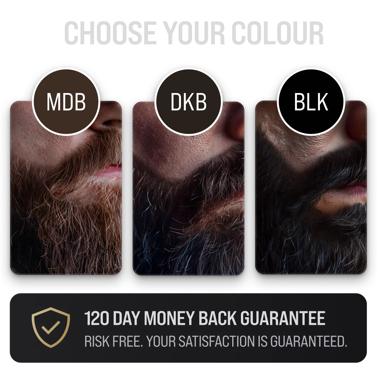Beard concealer bundle risk-free guarantee