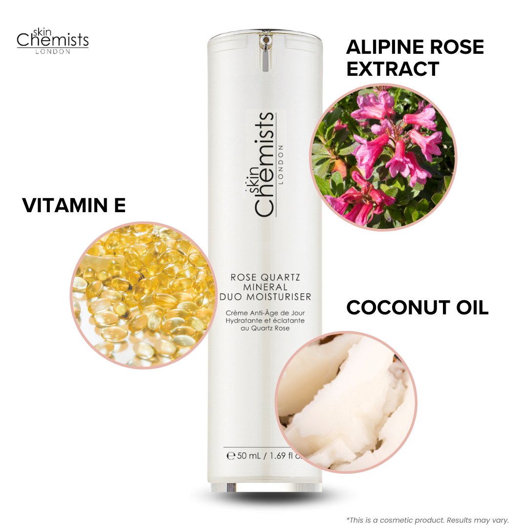skinChemists Rose Quartz Duo Moisturiser 50ml