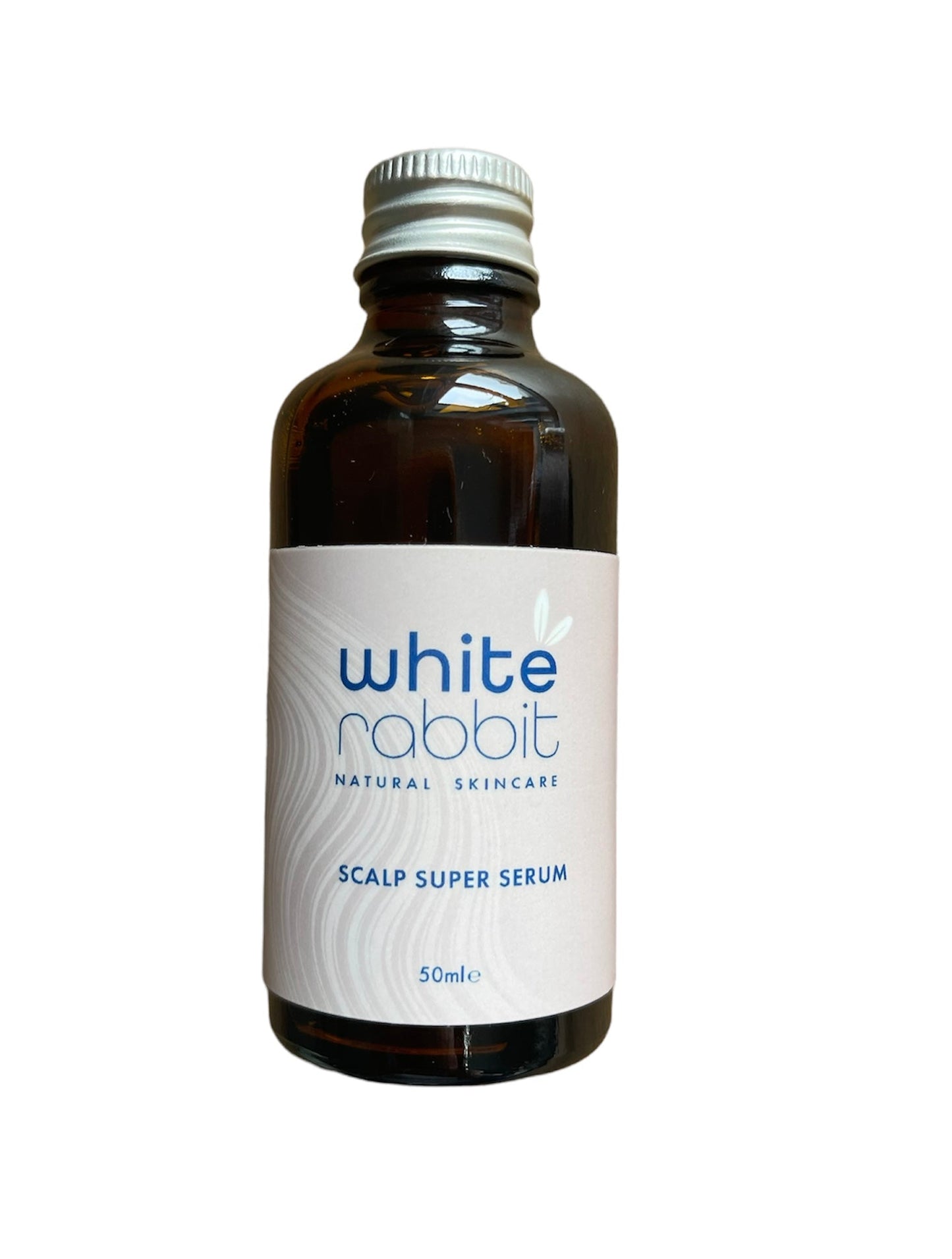 Bottle of White Rabbit Scalp Super Serum on a white background