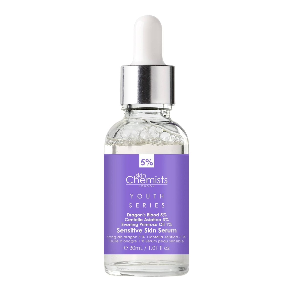 skinChemists Rose and Lavender Intensive Night Therapy Eye Serum 15ml