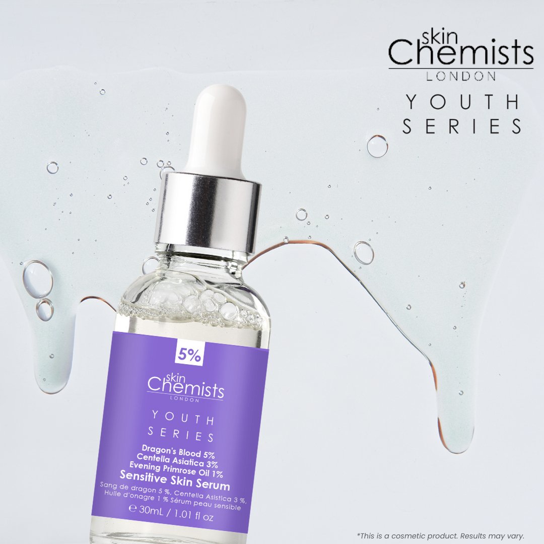 skinChemists Rose and Lavender Intensive Night Therapy Eye Serum 15ml