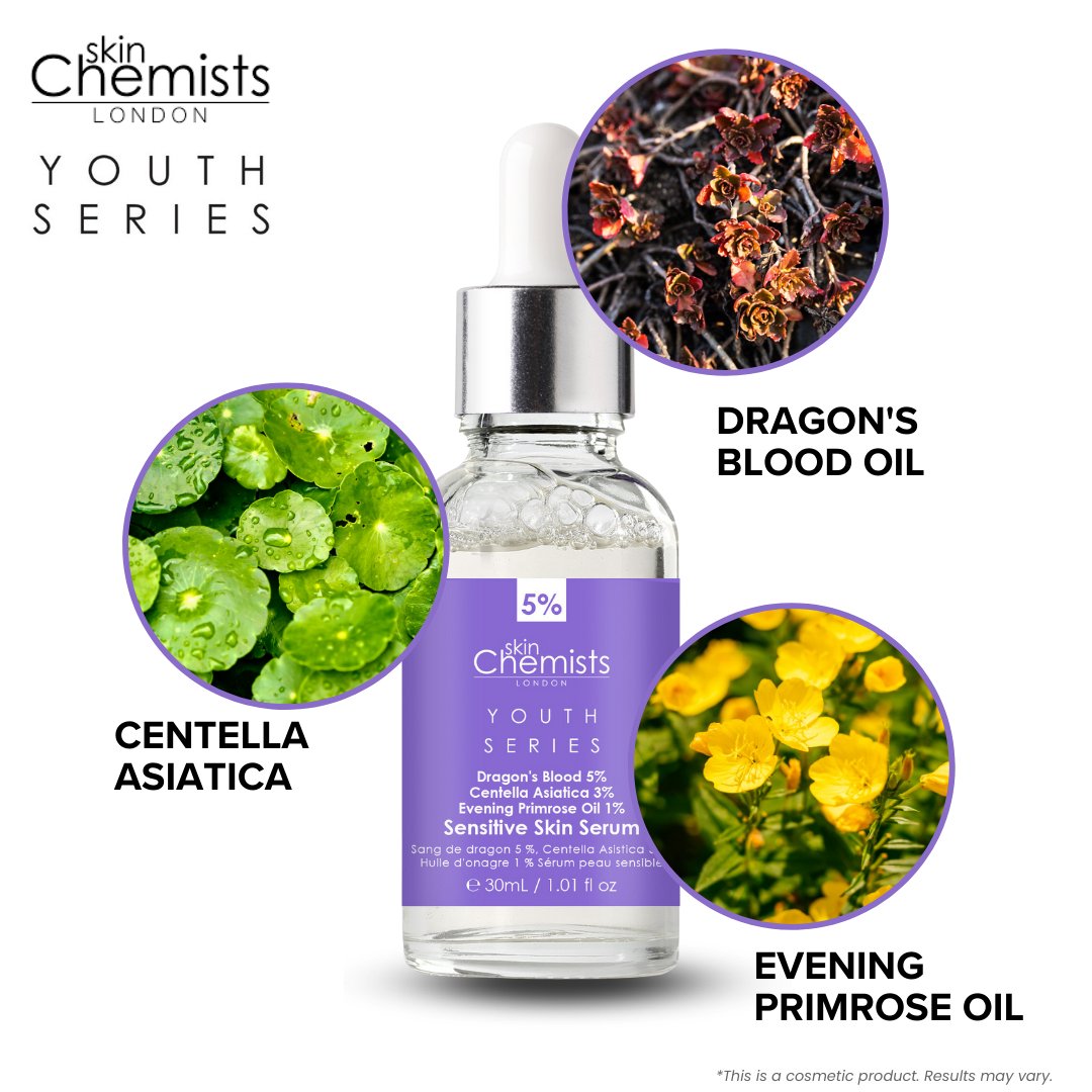skinChemists Rose and Lavender Intensive Night Therapy Eye Serum 15ml