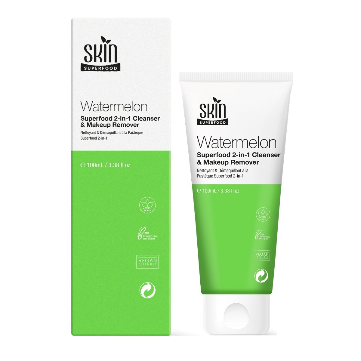 skinChemists SF Watermelon Superfood 2-in-1 Cleanser & Makeup Remover 100ml
