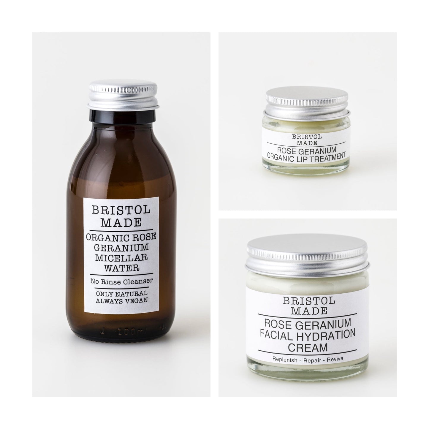BRISTOLMADE Skincare Gift Set Rose Geranium