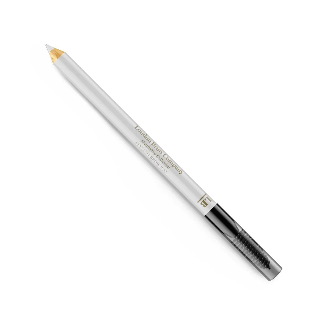 London Brow 2-in-1 Brow Wax Pencil & Styling Brush (Transparent)