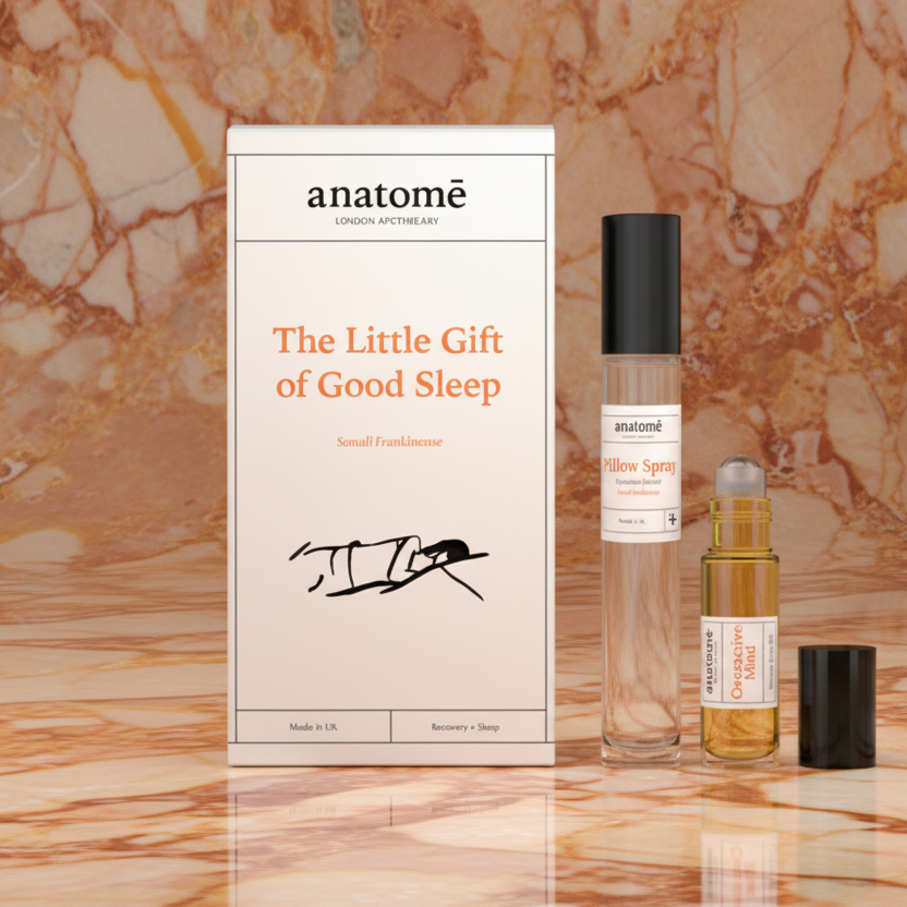 Anatomé sleep aid products on a marble surface