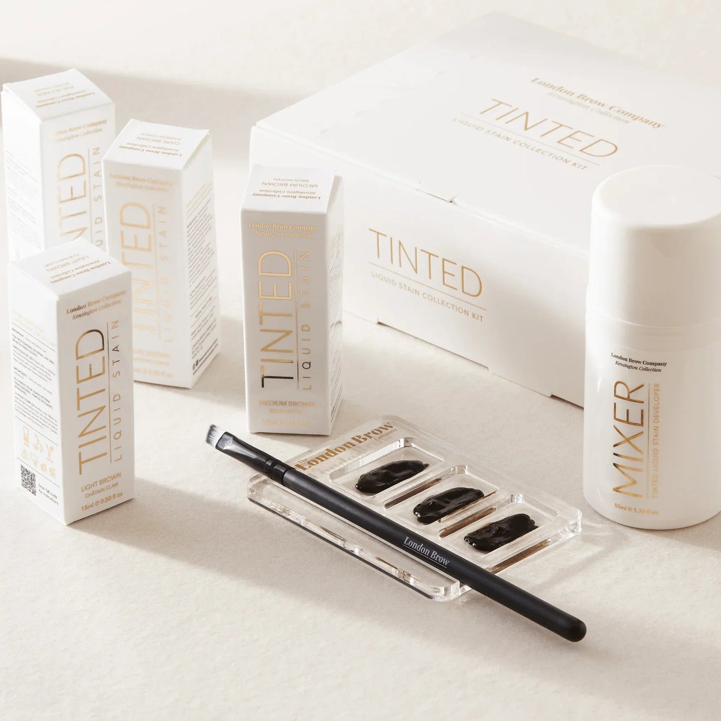 London Brow Tinted Liquid Brow Stain Starter Kit